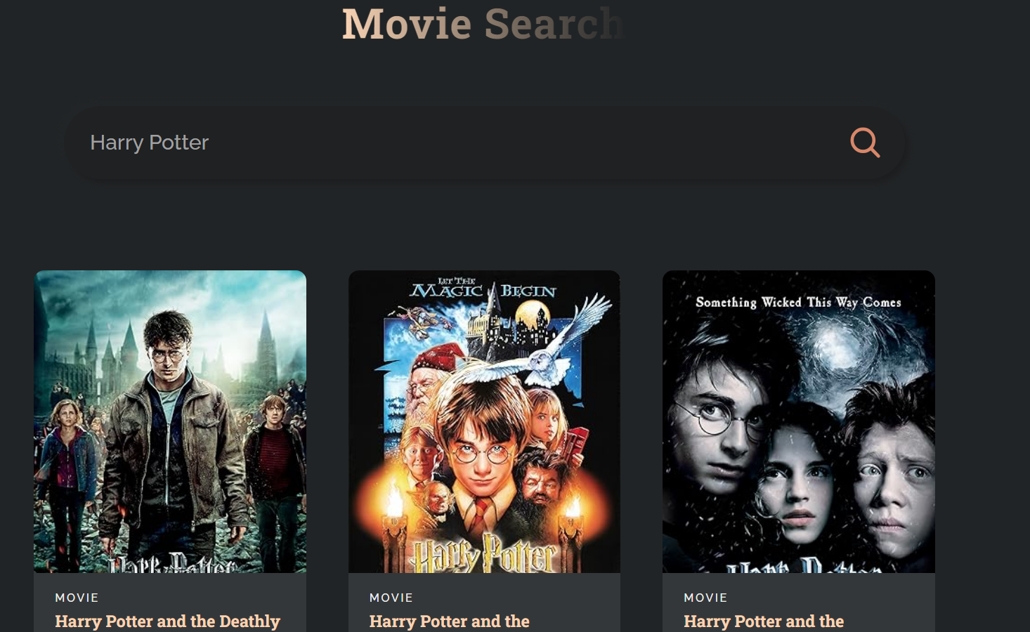 Movie Search