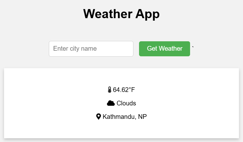 Weather App